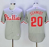 Philadelphia Phillies #20 Mike Schmidt Gray 2016 Flexbase Collection Stitched Jersey,baseball caps,new era cap wholesale,wholesale hats